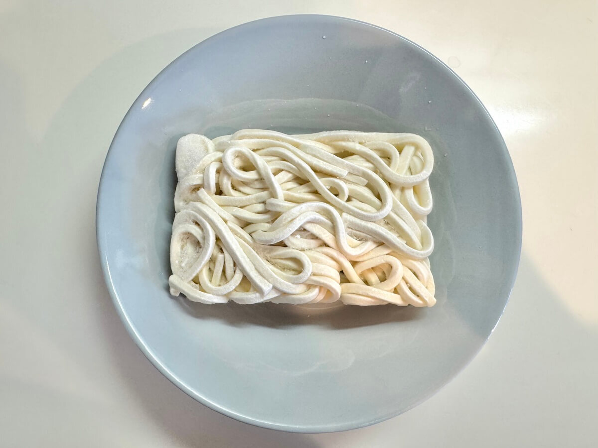 冷凍子ママさん「明太バターうどん」