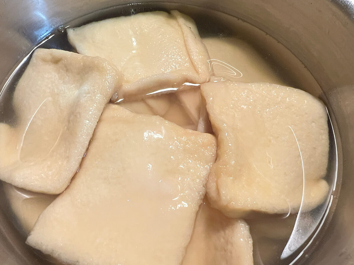 油揚げの炊いたん