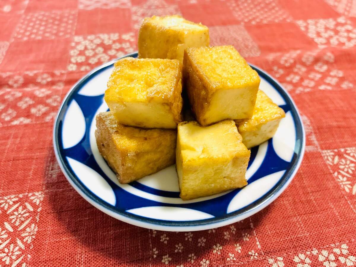 厚揚げのマヨポン焼き