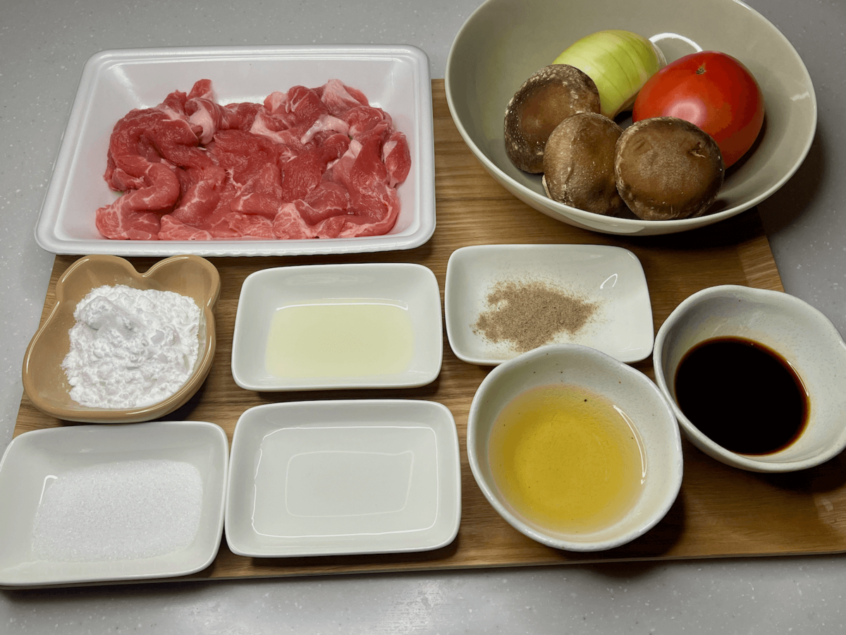 大庭英子さん「豚こまの丸め焼き 甘酢あん」