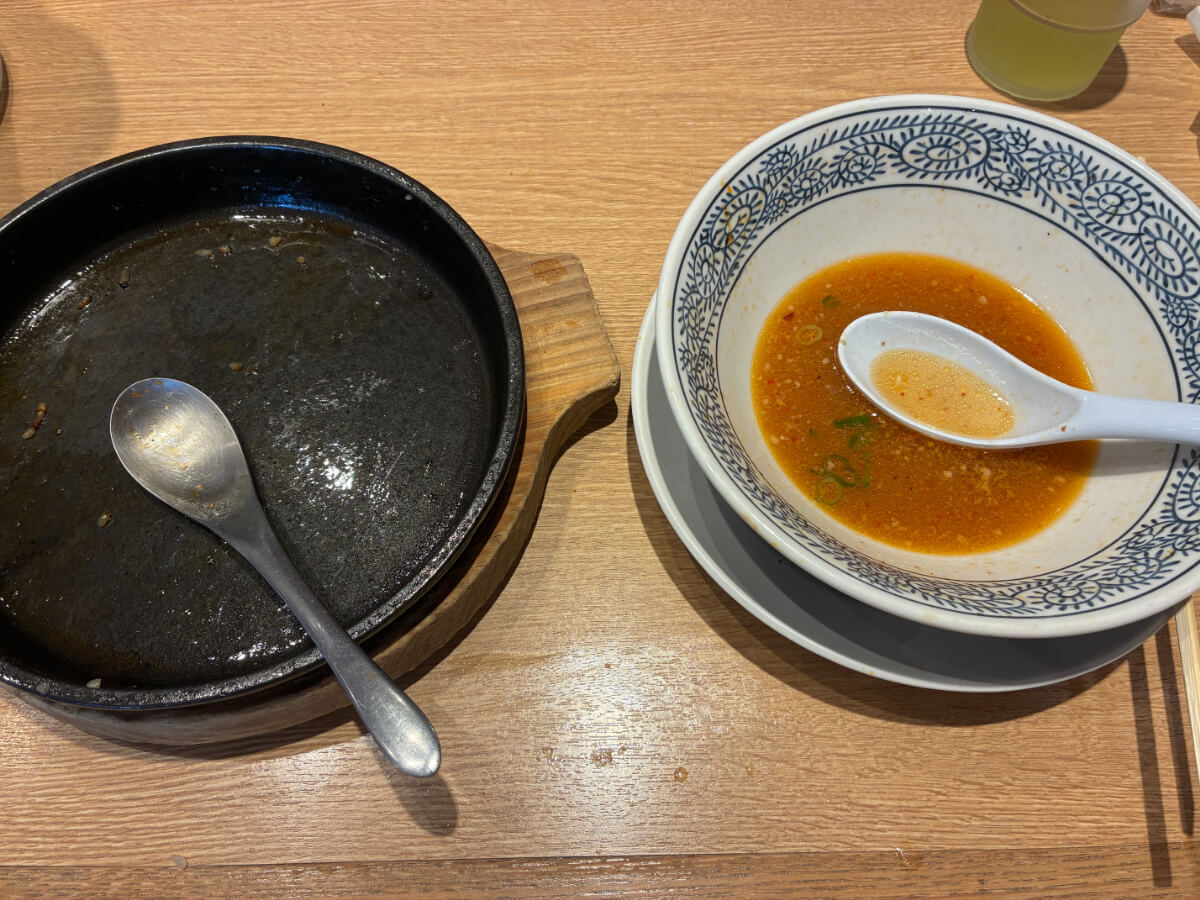 丸源ラーメン「肉そば×鉄板玉子チャーハン」実食