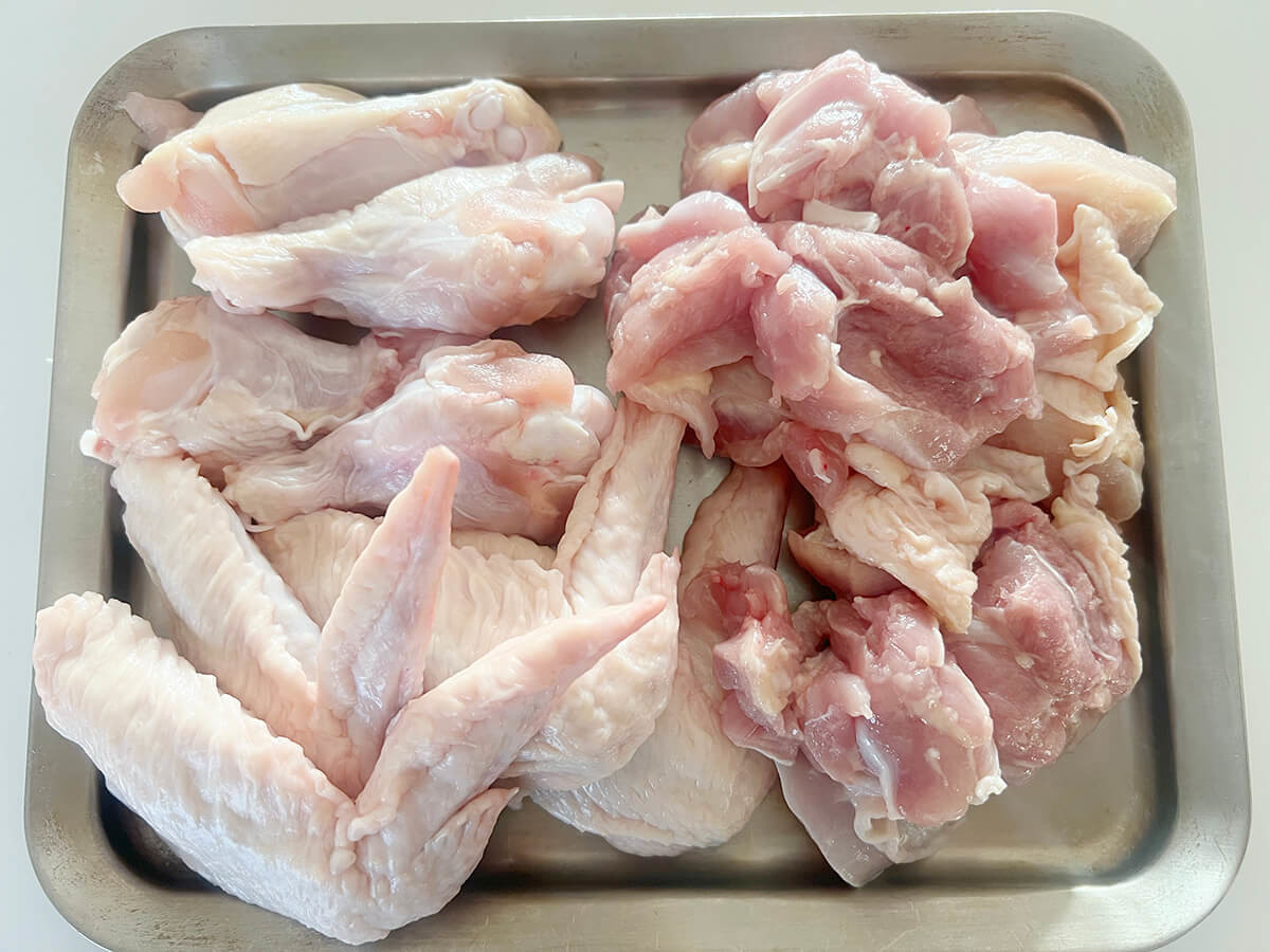 鶏肉の白ワイン煮込み