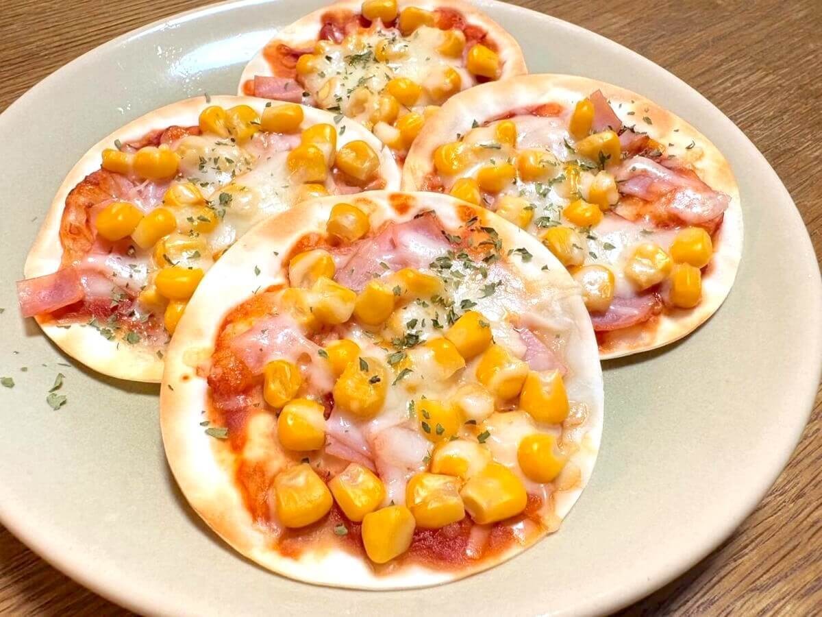 キッコーマン「簡単パリパリピザ」