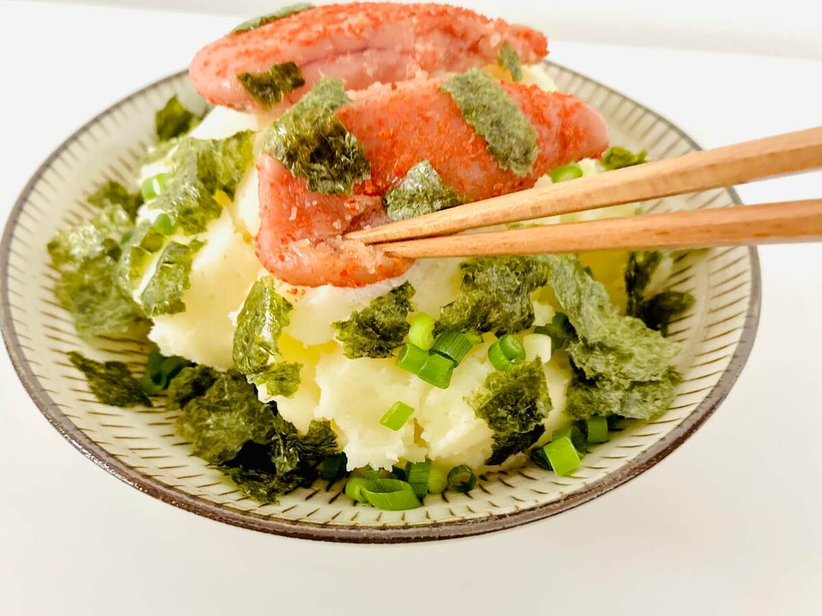 あぶり明太子のポテサラ