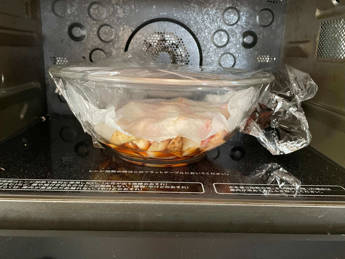 キッコーマン「レンジで簡単！筑前煮」のレシピ