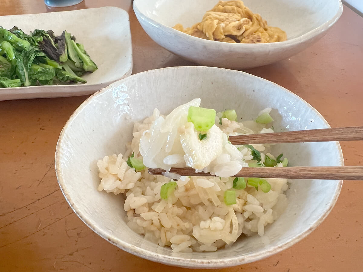 大原千鶴さん「大根ご飯」