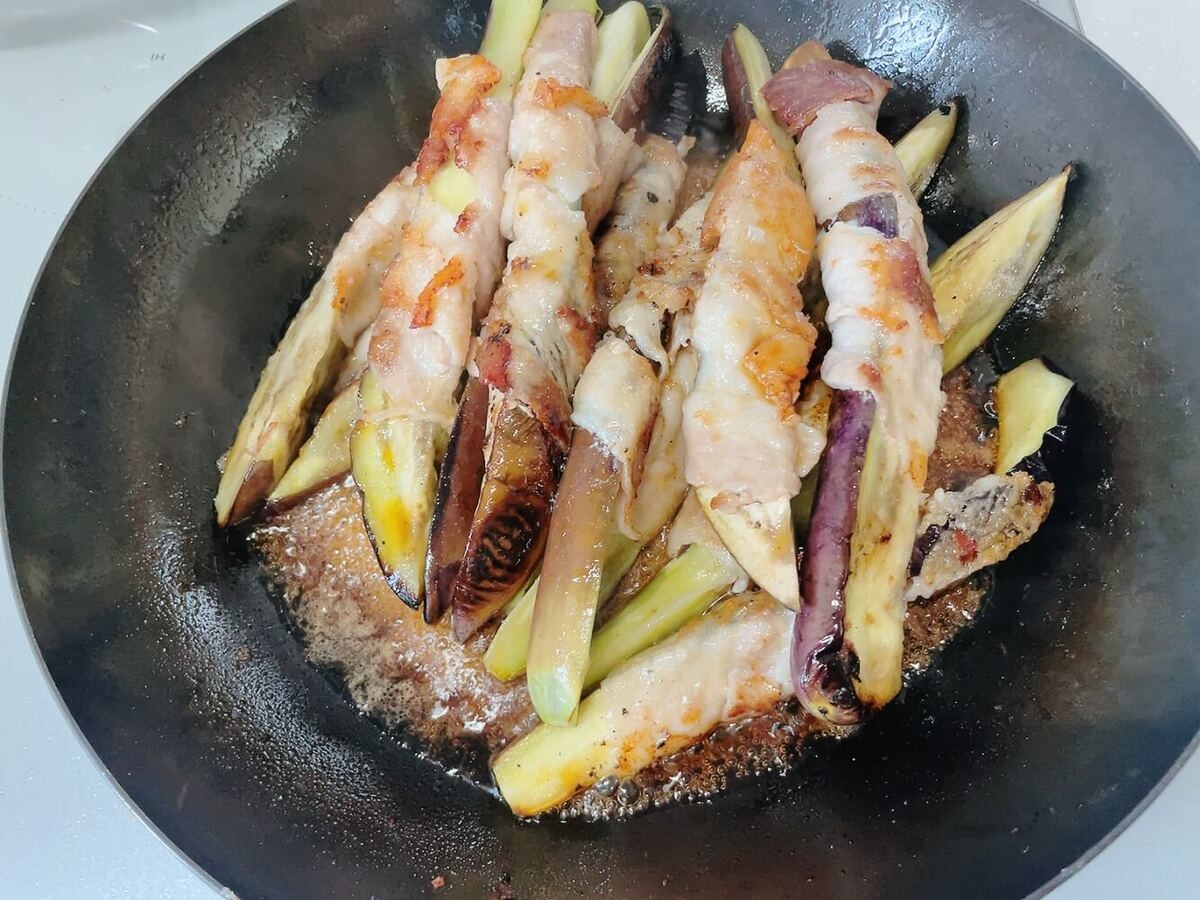 肉巻きナス