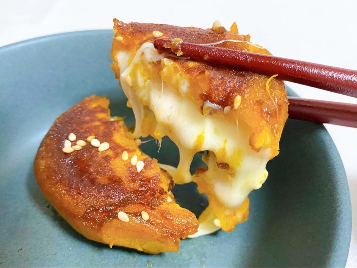 JA全農広報部「チーズ入りカボチャもち」のレシピ