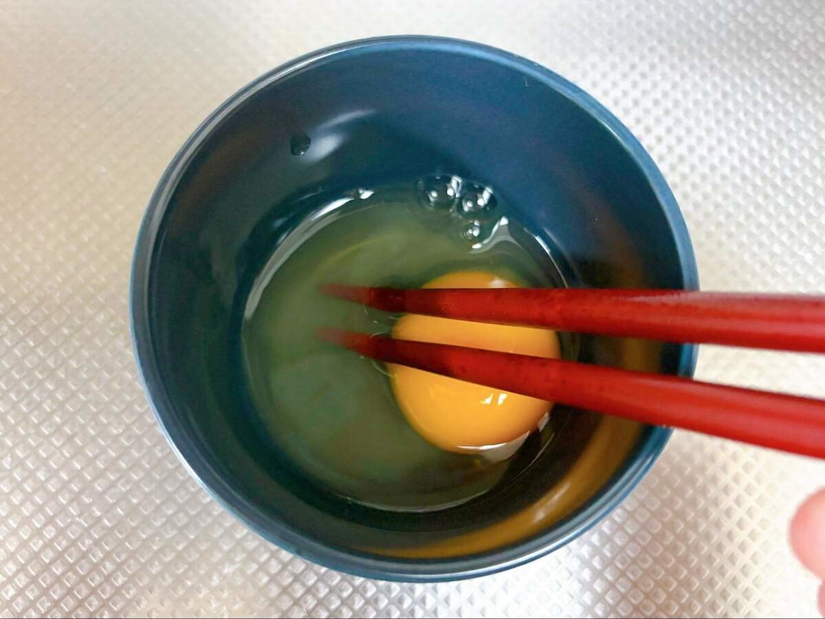 卵つけ麺風
