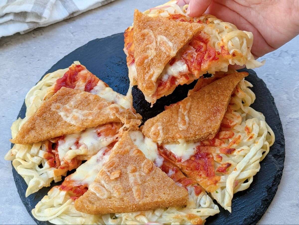 ノンストップ！「どん兵衛ピザ」のレシピ