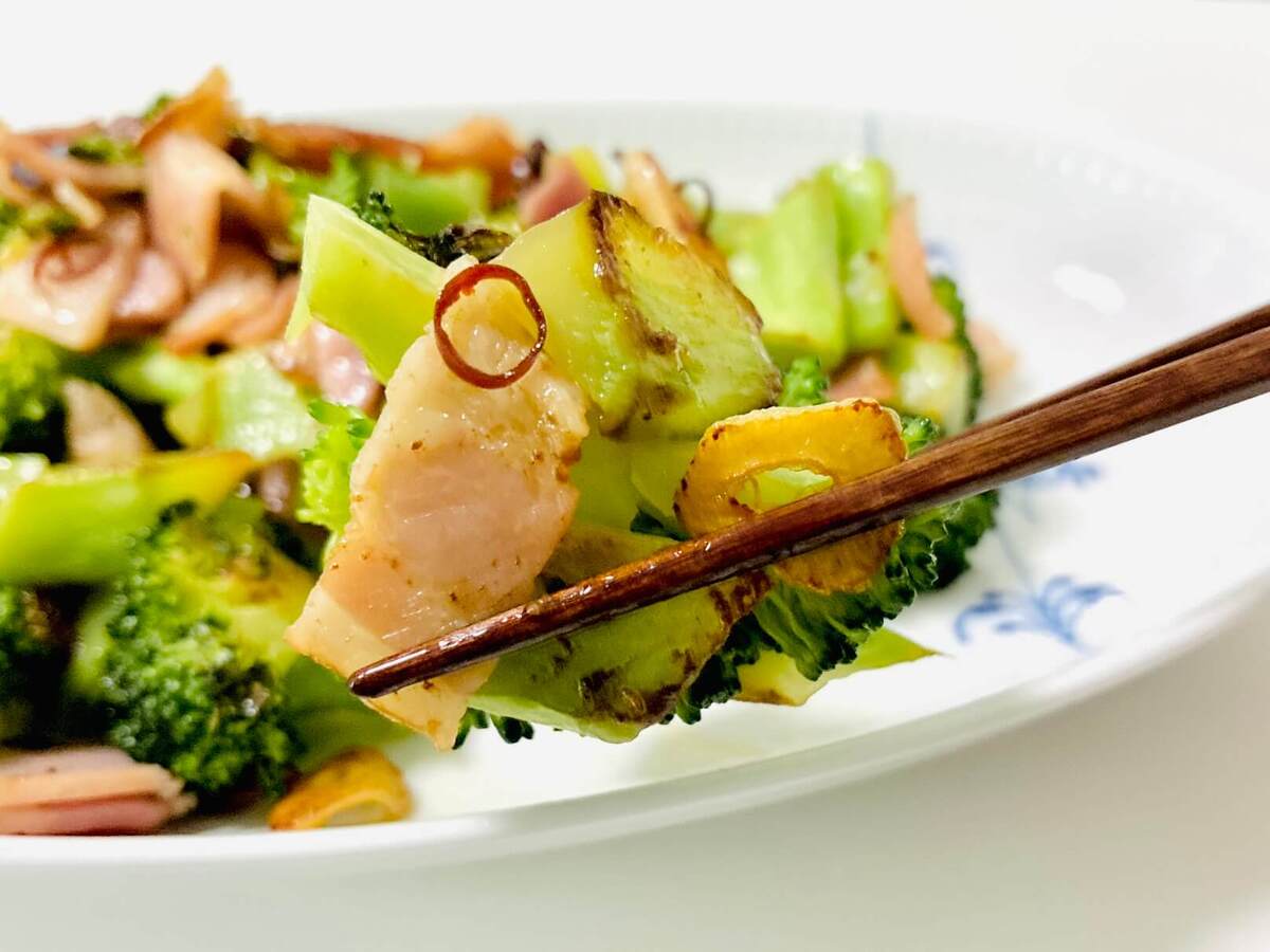 ブロッコリー好きが作る「焼きブロッコリーのペペロンチーノ風」