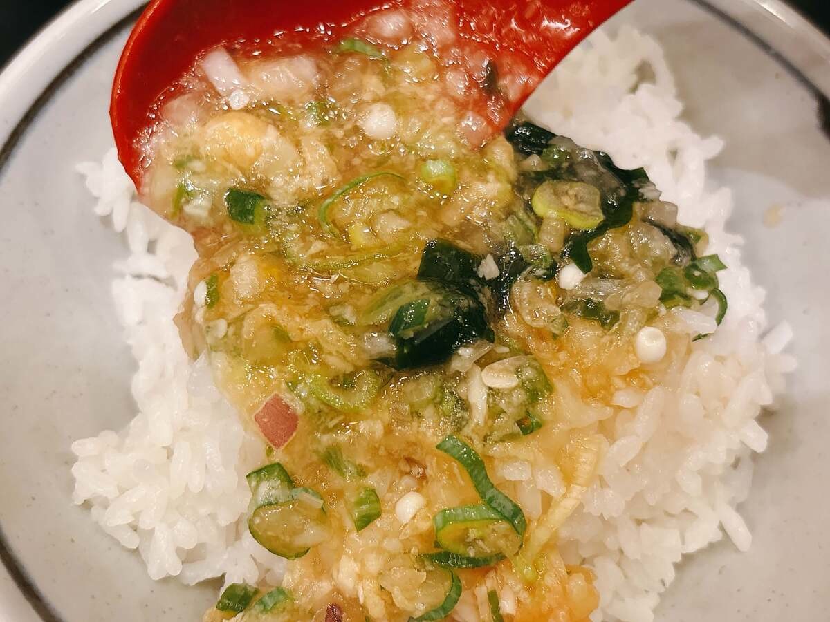 丸亀製麺「ねばとろ鶏ぶっかけ」