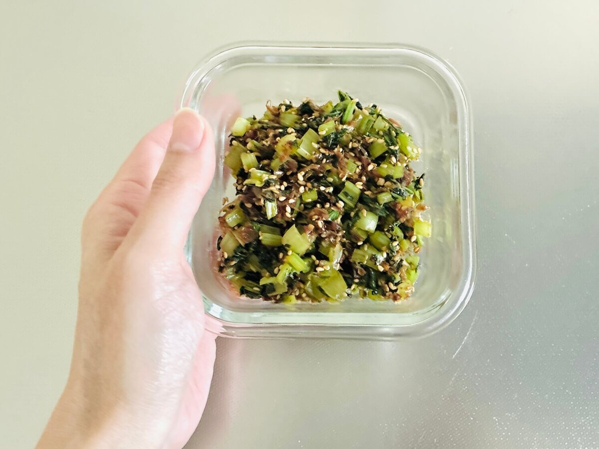 「小松菜と鰹節のふりかけ」