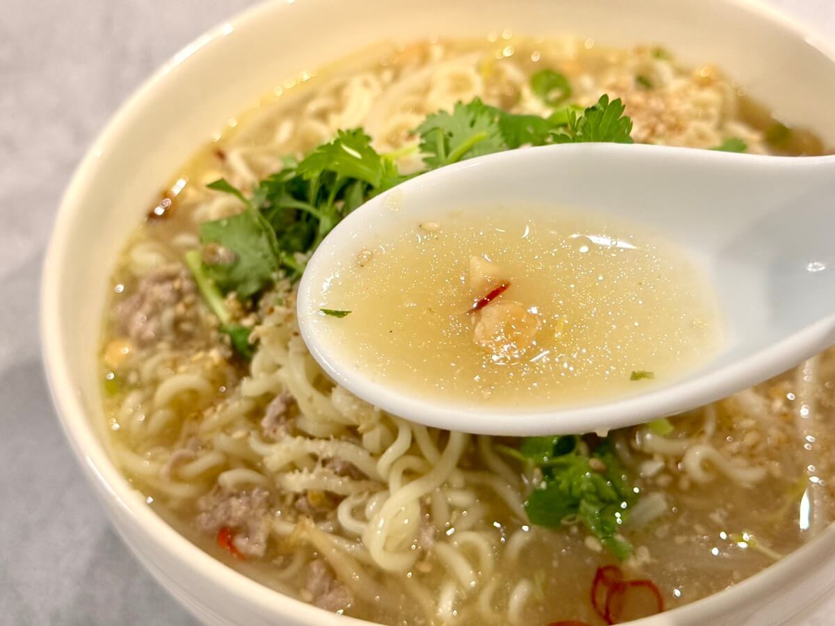 タイの台所さん「サッポロ一番塩らーめん タイ風アレンジ」