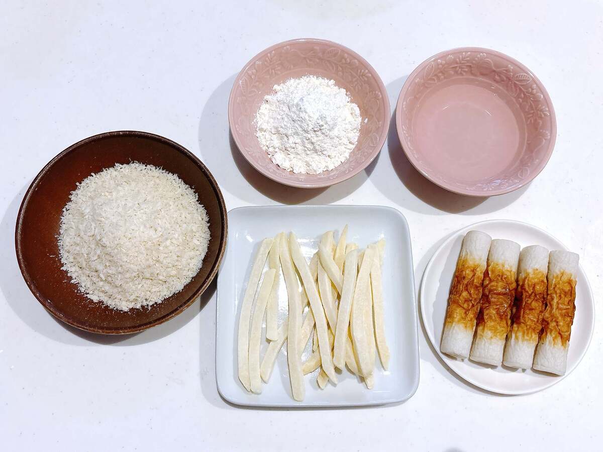 「ちくわポテトフライ」