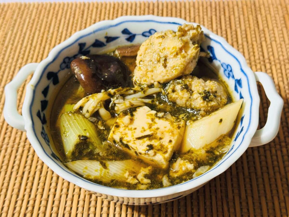 【カルディ】なにこれ！？ビジュが…『海苔鍋つゆの素』