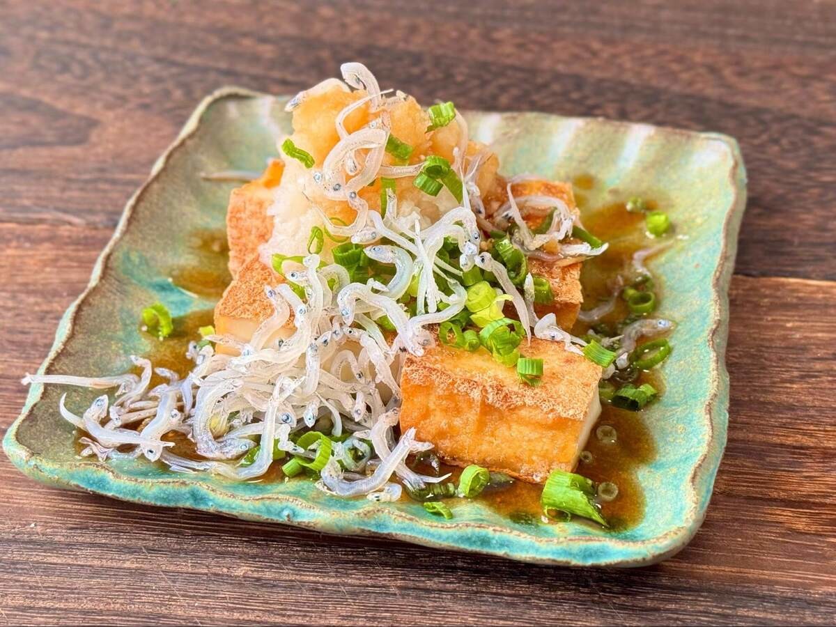 「厚揚げ焼きのみぞれがけ」