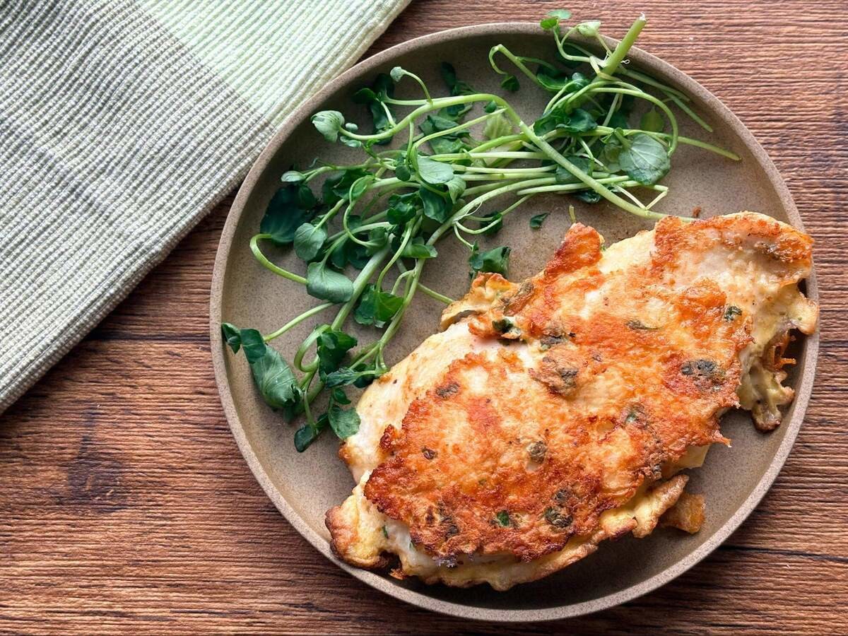 藤野嘉子さん「鶏むね肉のピカタ」