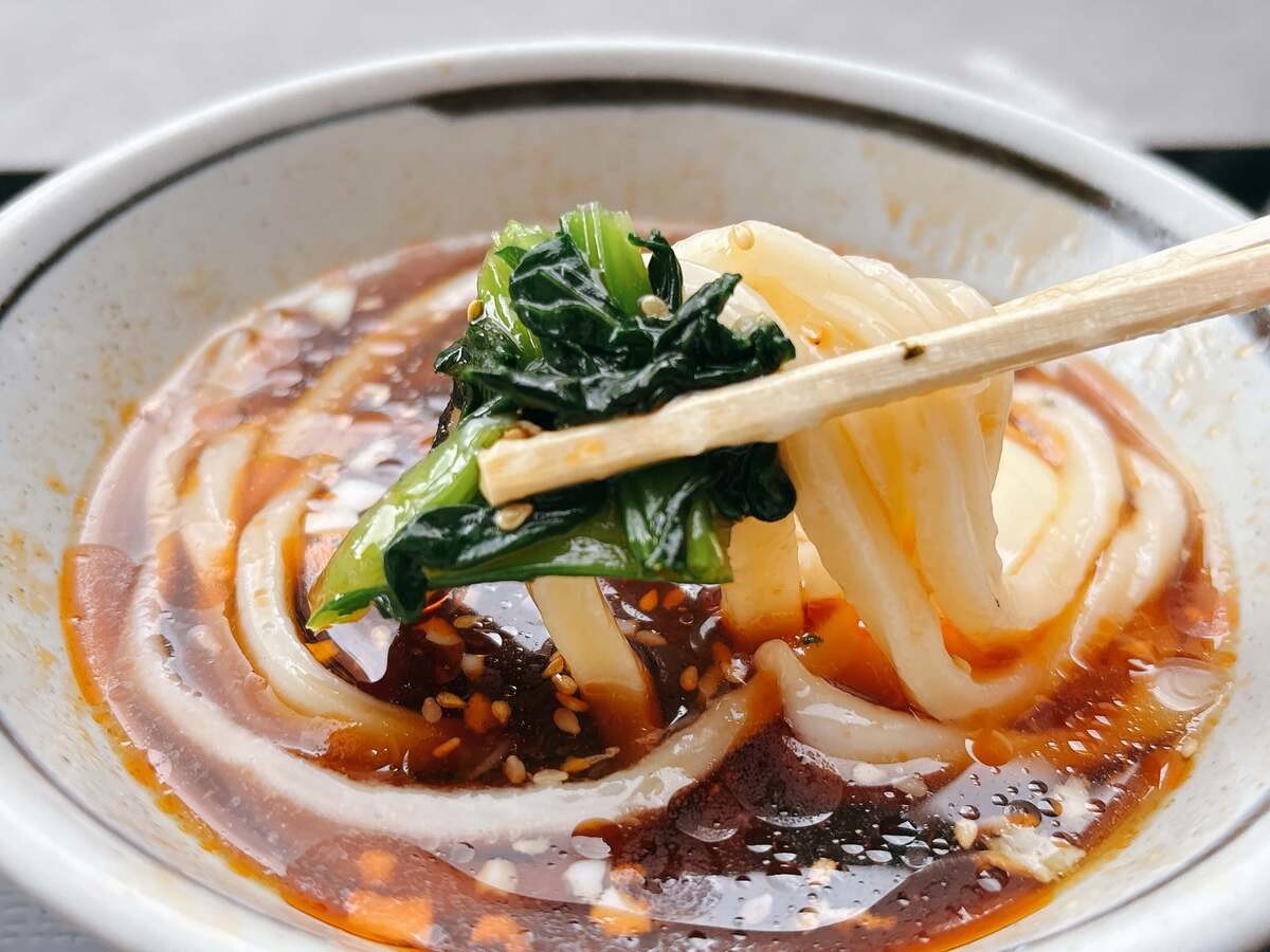 丸亀製麺「旨辛豚つけ汁うどん」