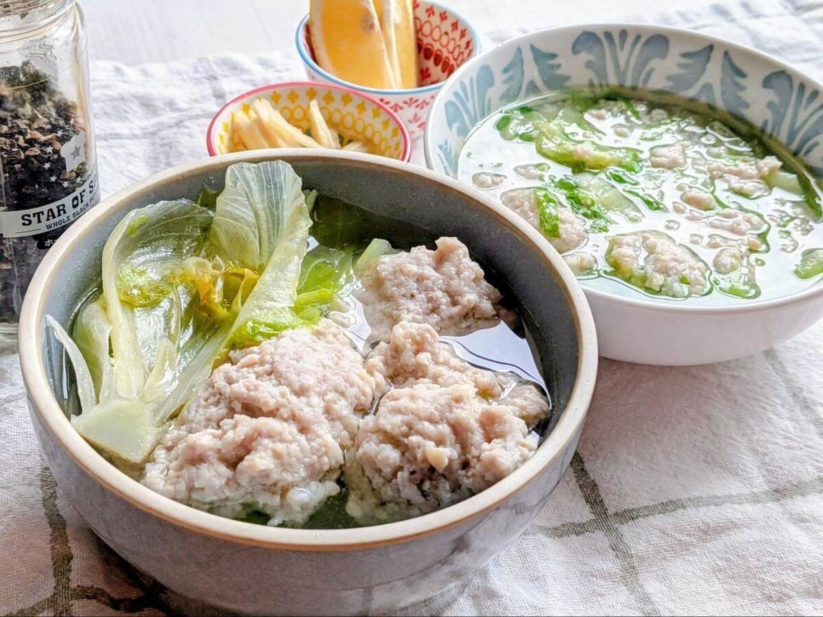 ふわふわつくねスープ
