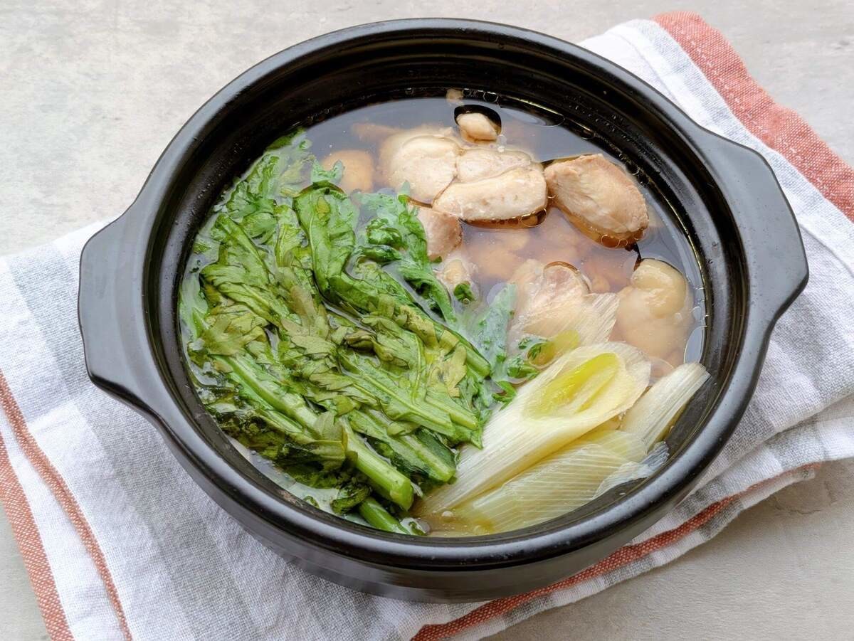野﨑洋光さん「水から煮るあっさり鍋」のレシピ