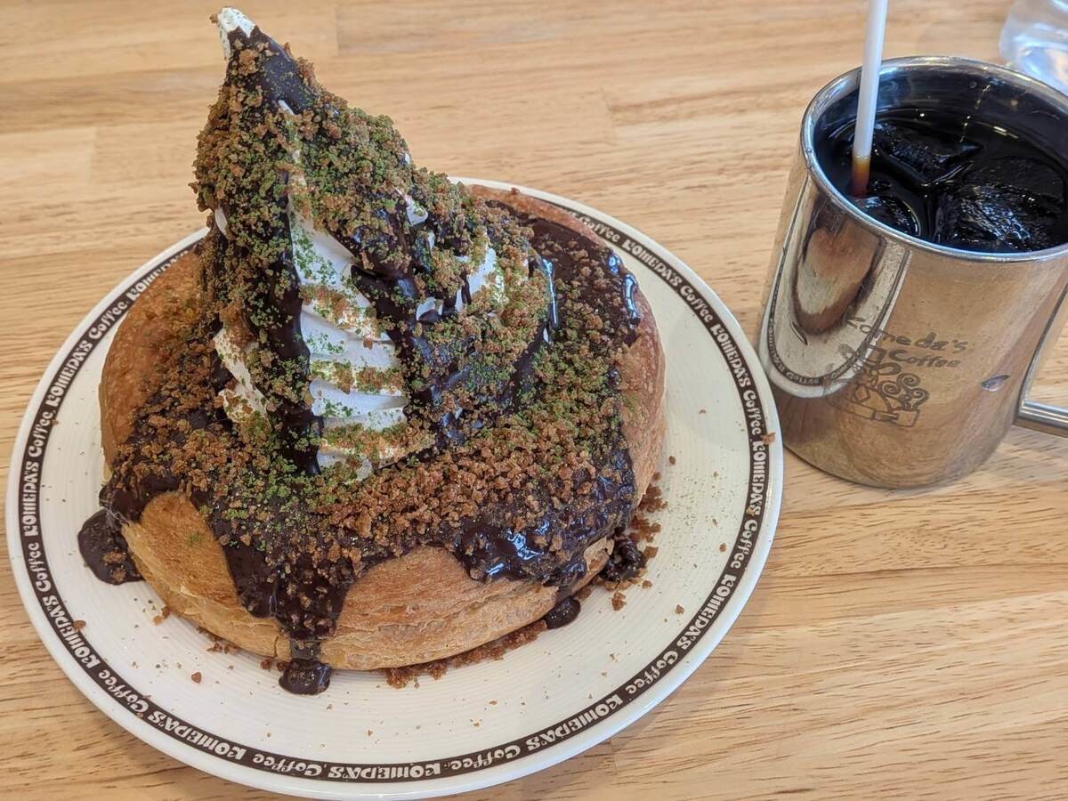 コメダ珈琲店「シロノワール ブラックモンブラン ー宇治抹茶仕立てー」