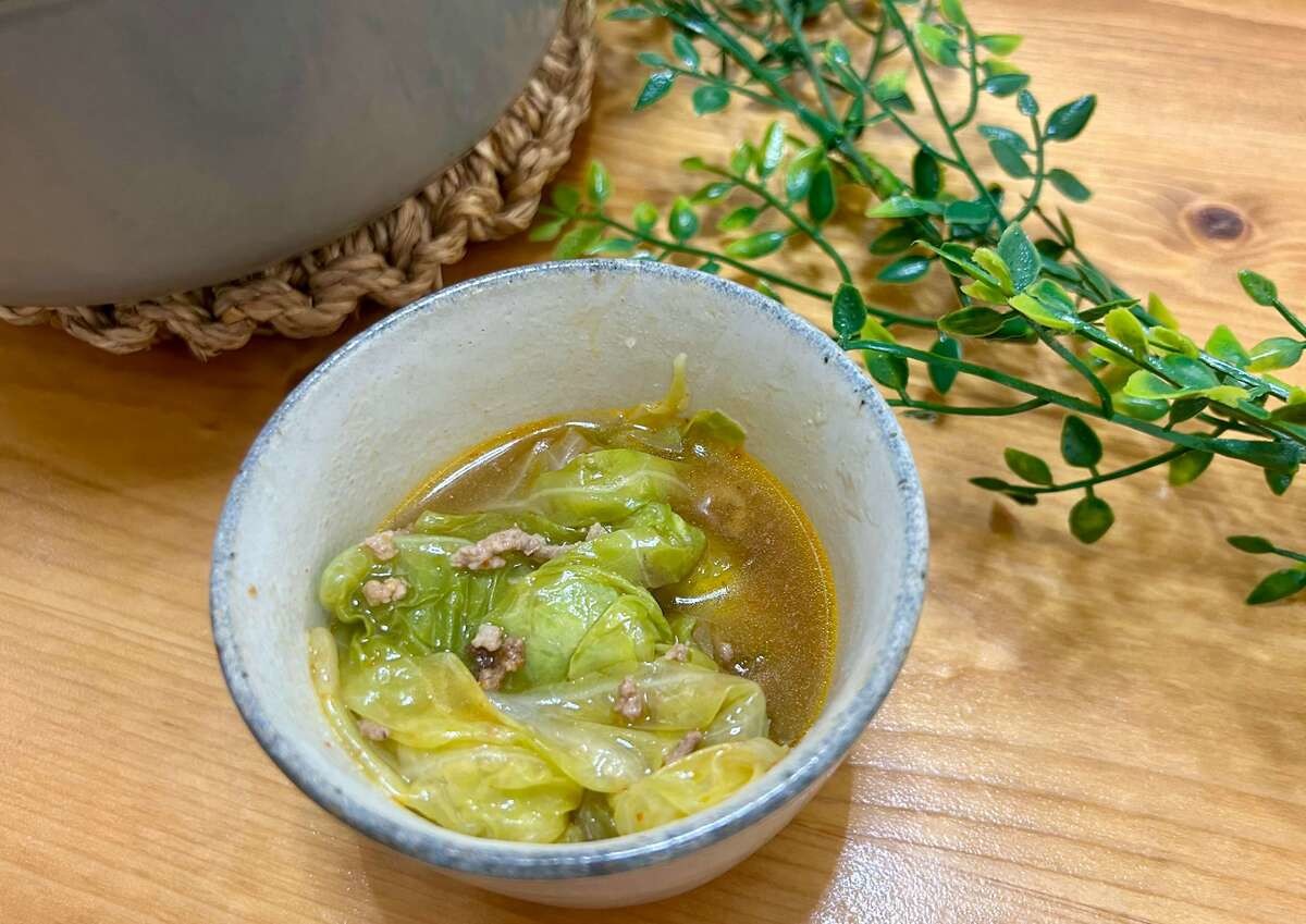 春キャベツのピリ辛煮込み