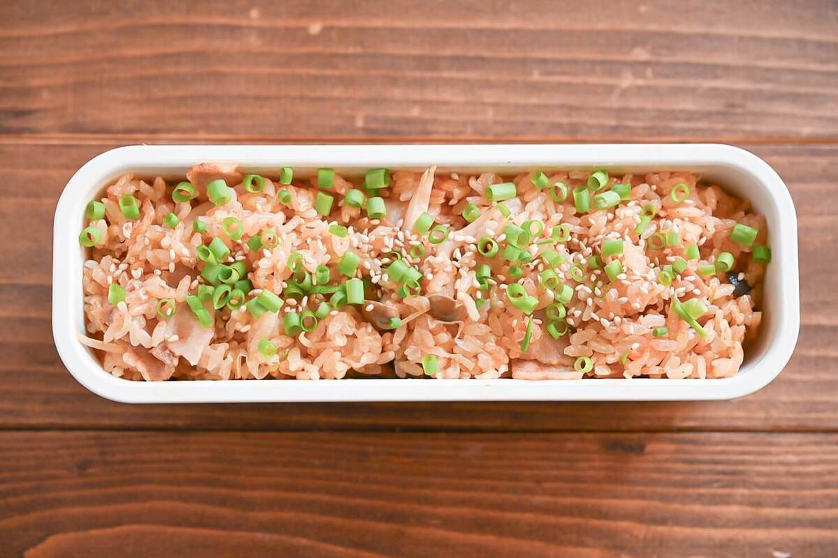 「韓国風炊き込みごはん」