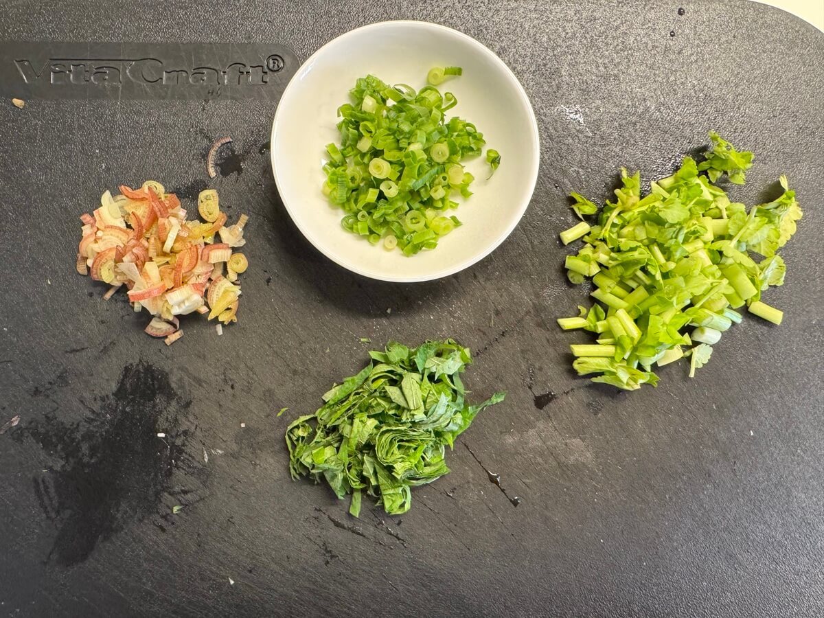 薬味たっぷり〆のそうめん