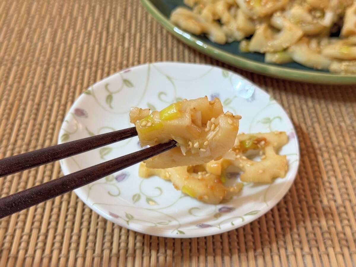 れんこんのねぎ味噌焼き