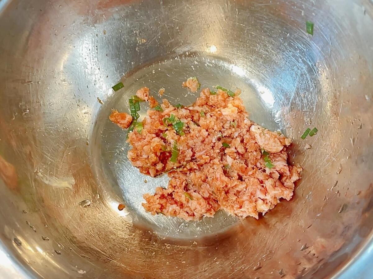 ぽかぽか「肉詰め厚揚げのネギポン酢」のレシピ