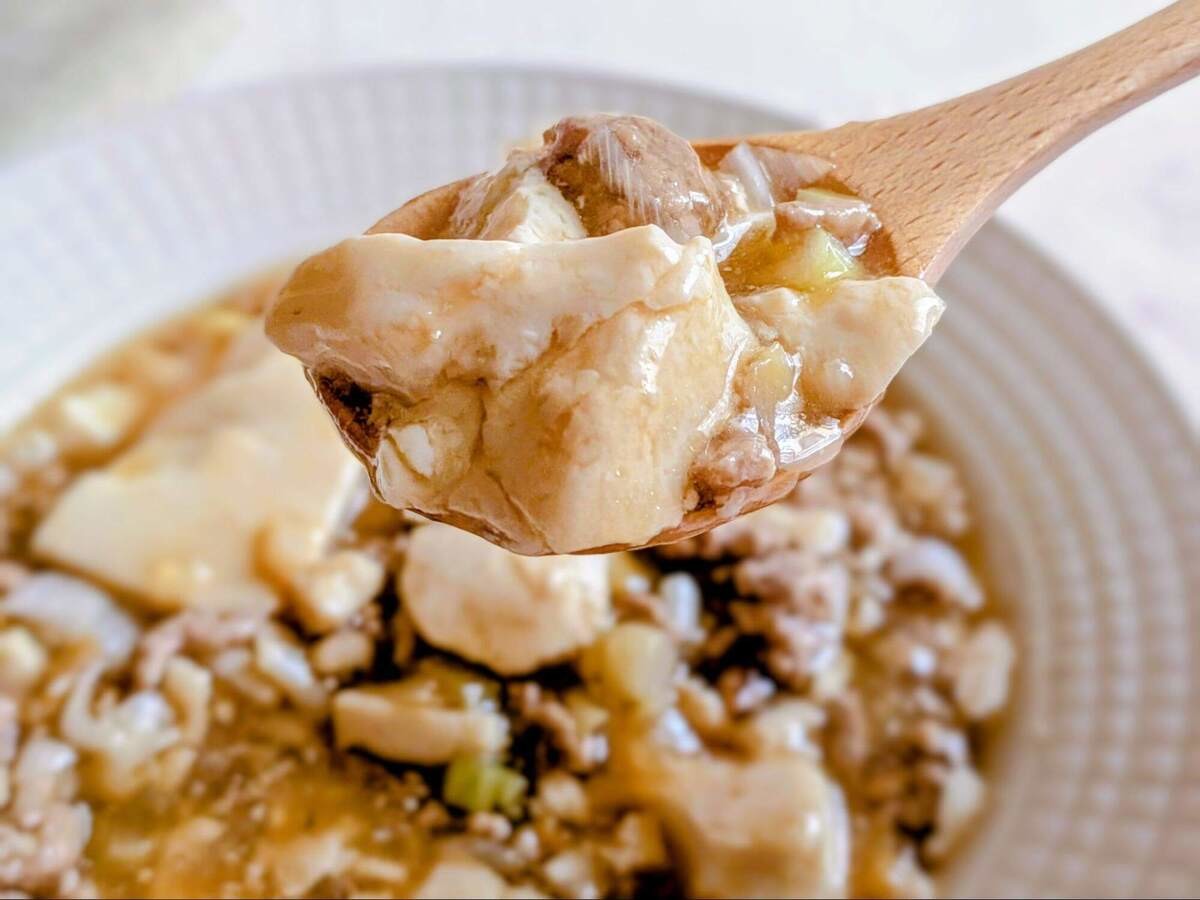 豆腐とひき肉の煮物