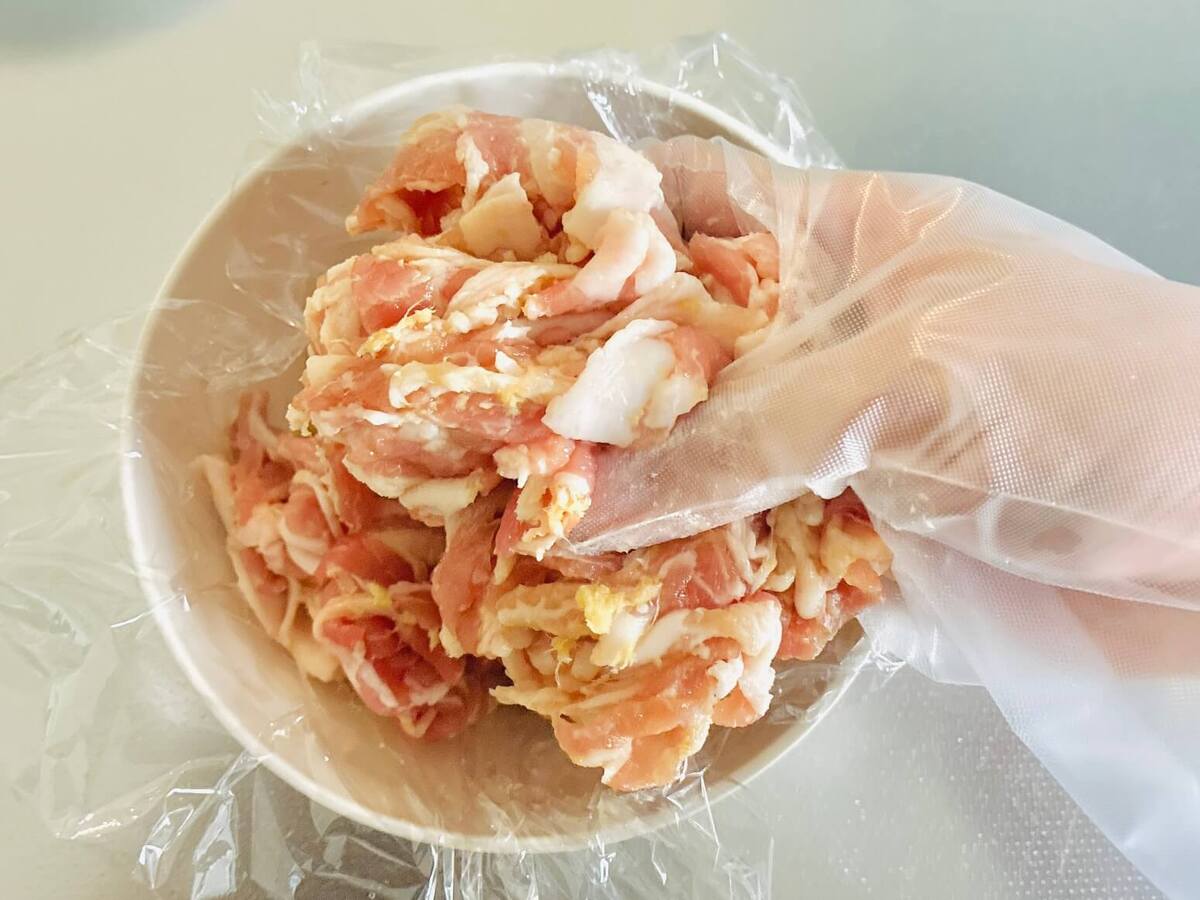 ショウガたっぷり豚バラ炒め