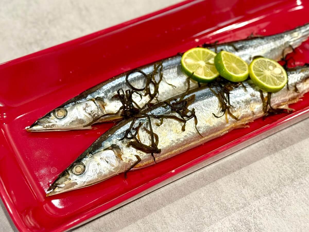 遠藤香代子さん「サンマの塩昆布焼き」