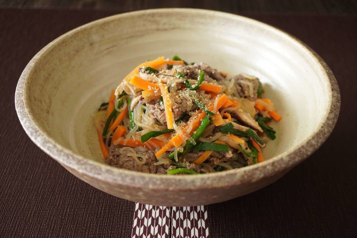 小林まさみさん「しらたきチャプチェ」