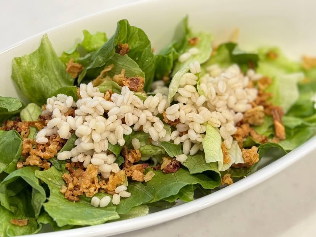 「ゆでもち麦」のアレンジ