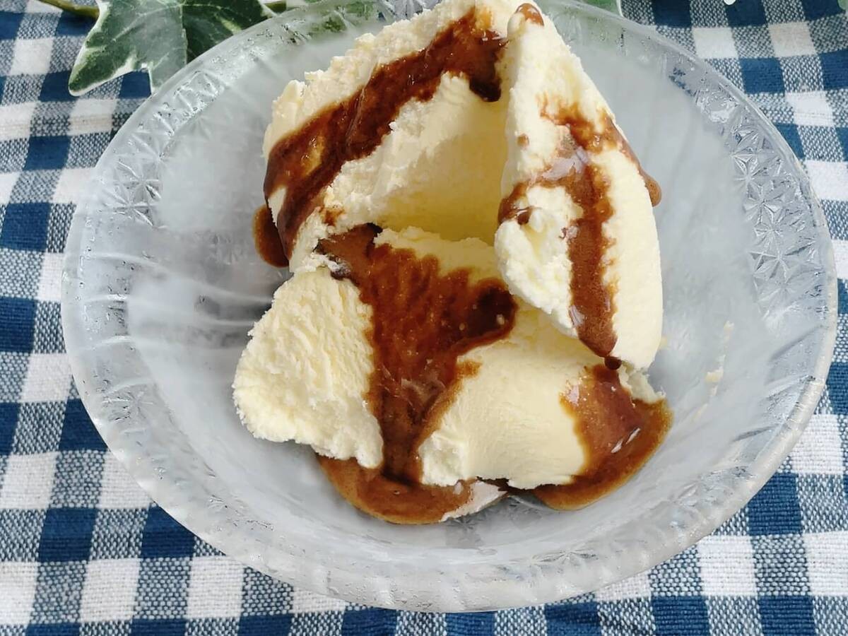 バニラアイスのアレンジレシピ