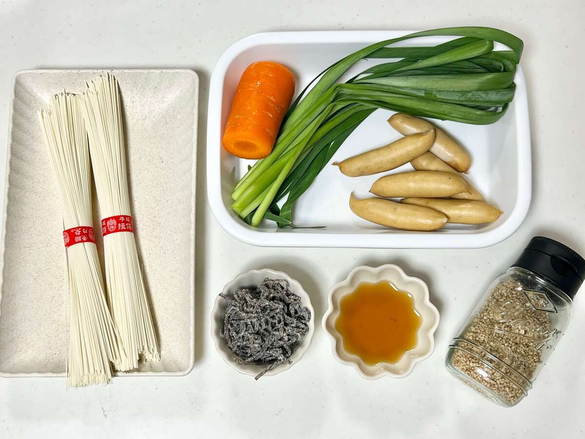 塩こんぶそうめんチャンプルー