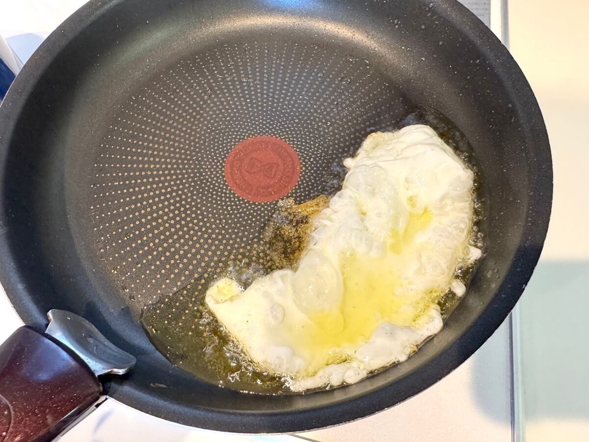 弓削啓太さん「トマトと卵のスパゲッティ」