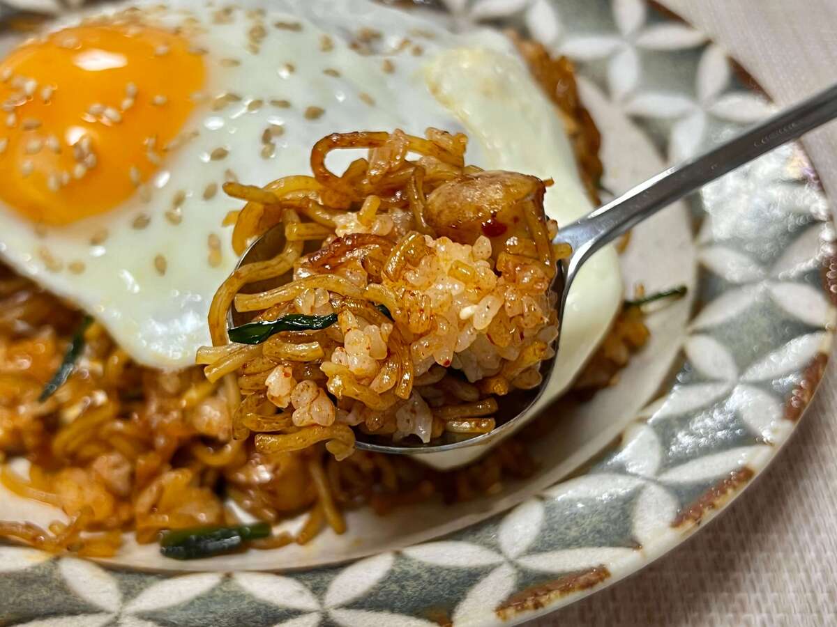 韓国風ビビンバそばめし