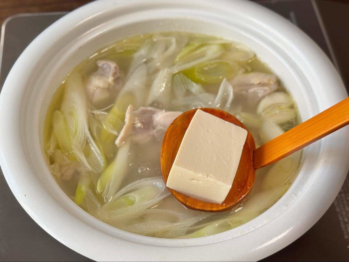 笠原将弘さん「鶏豆腐鍋」