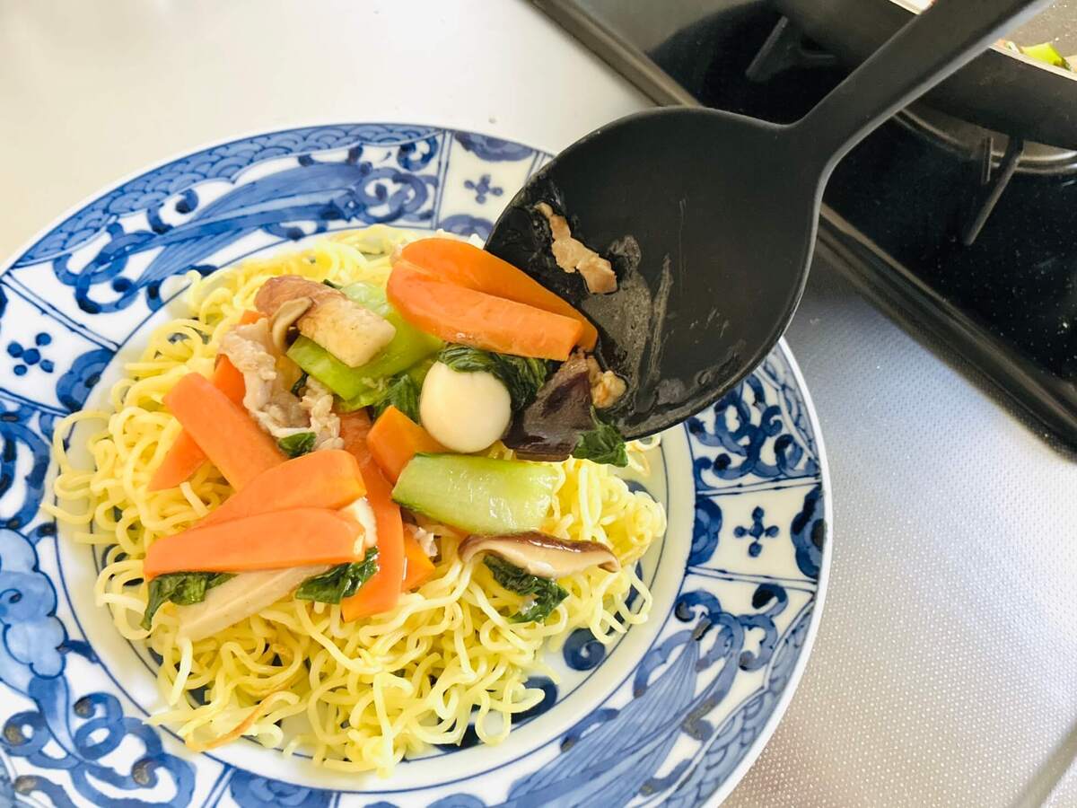 八宝菜あんかけ焼きそば