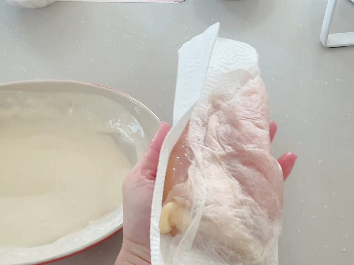 北斗晶さん「鶏むね肉でさっぱりわらじカツ」