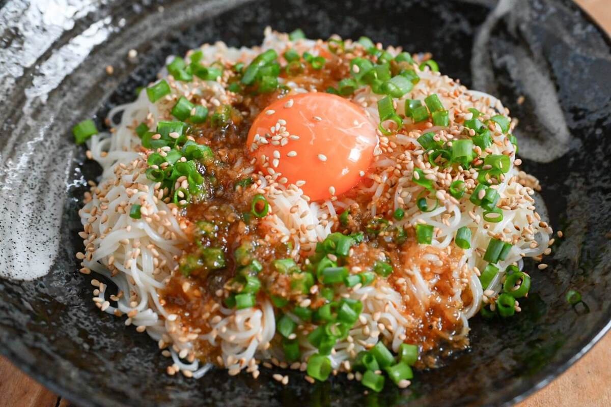 ピリ辛油そば風そうめん