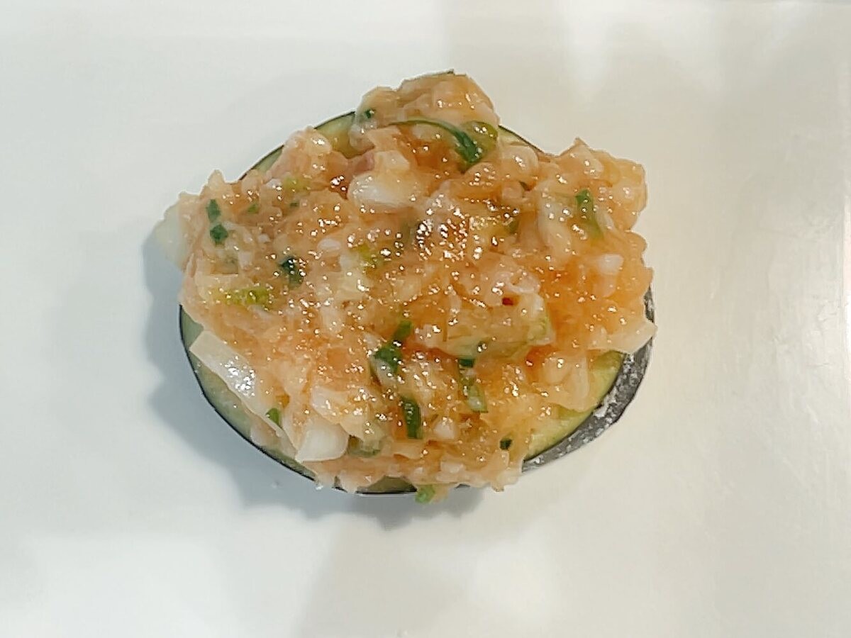 DAIGOも台所「ナスのはさみ揚げ」のレシピ