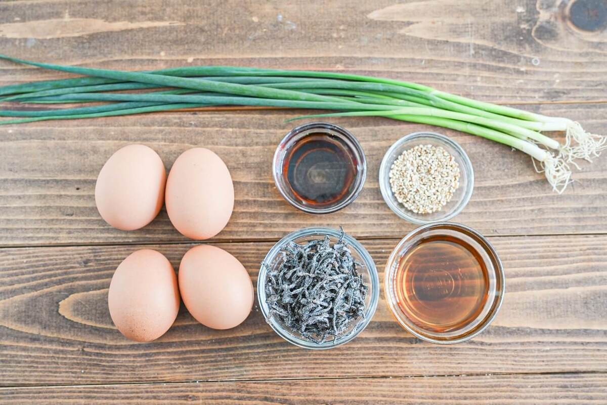 塩こんぶめんつゆ味玉