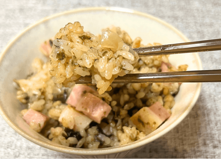家事ヤロウ!!!「海苔とベーコンの炊き込みご飯」