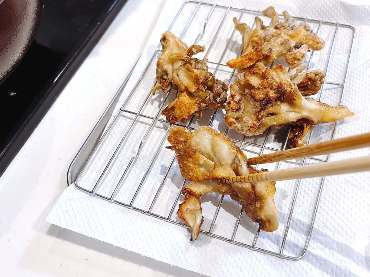 ユキグニファクトリー「まいたけのカリカリ唐揚げ」