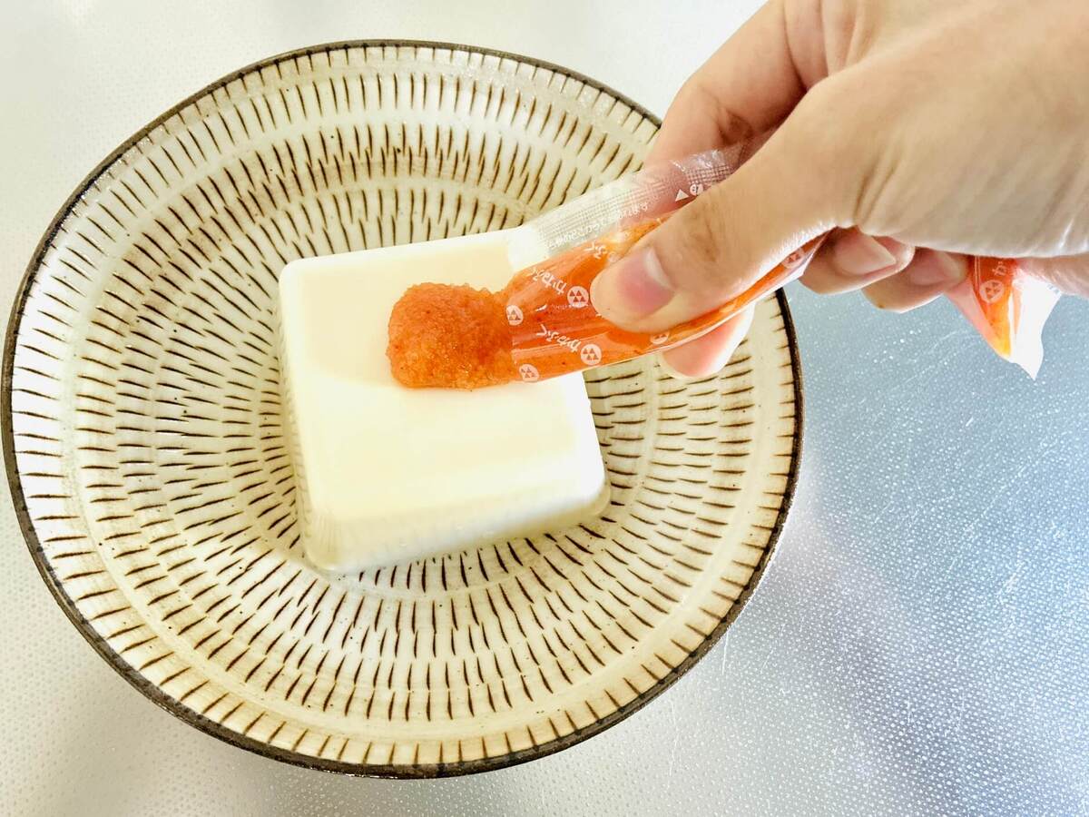 「めんたいチーズ温奴」