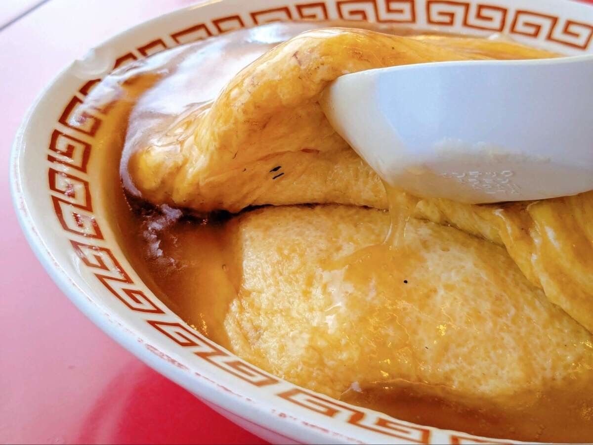 大阪王将の「ふわとろ天津飯」